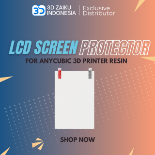 Original Anycubic 3D Printer Resin LCD Screen Protector Film - 7.6 Inch